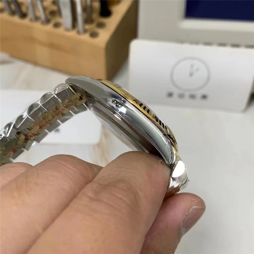 VS复刻表劳力士41mm间金日志还原度相当高