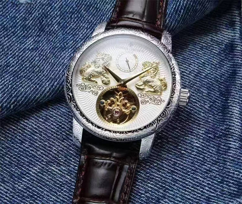 Vacheron Constantin 江诗丹顿—刚出神兽「麒麟」表盘——「Traditionnelle Tourbillon Qilin」陀飞轮腕表