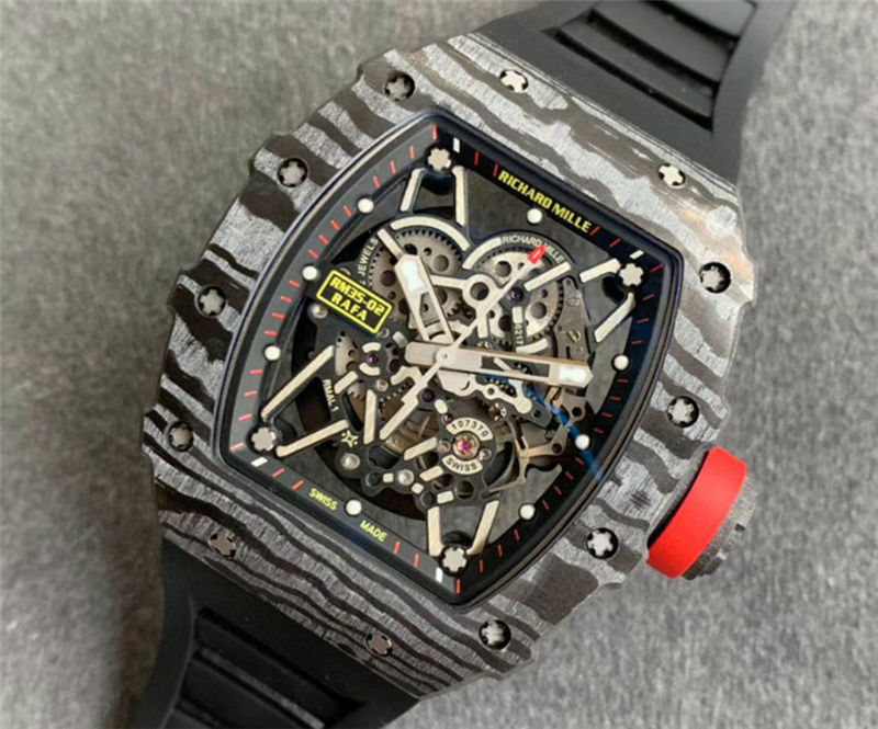 ZF查德米勒工厂复制RM035碳纤维手表还原度相当高