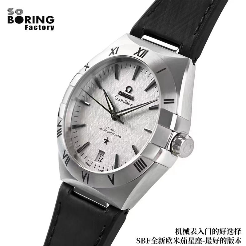 SBF工厂复刻版新产品41星座丝绸缎纹灰手表评价