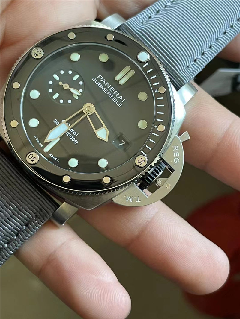 vs工厂佩纳海潜行系列PAM01288磨砂eSteel分享手表细节！