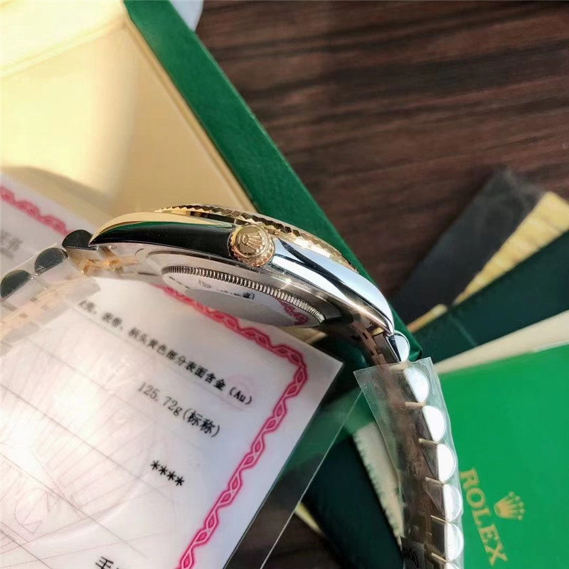 站西市场复刻的ROLEX-劳力士日志型男款41mm尺寸女款36mm尺寸真正的18K包真金怎么样