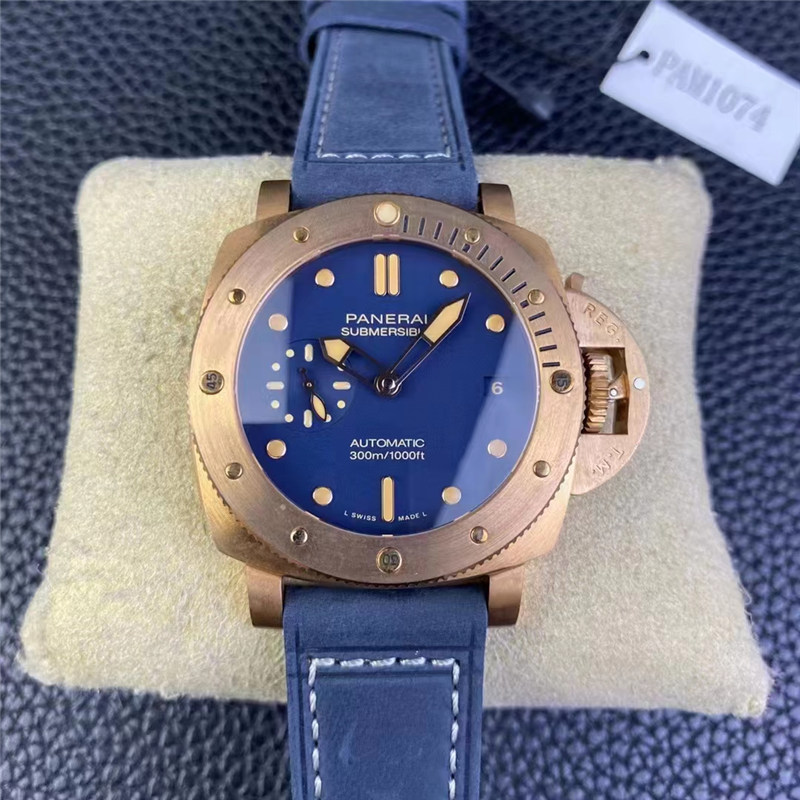 VS厂沛纳海Pam1074小尺寸42mm青铜手表做工评价